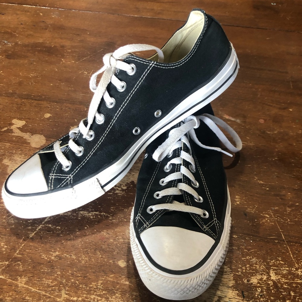 Converse shoes black size 12 men’s